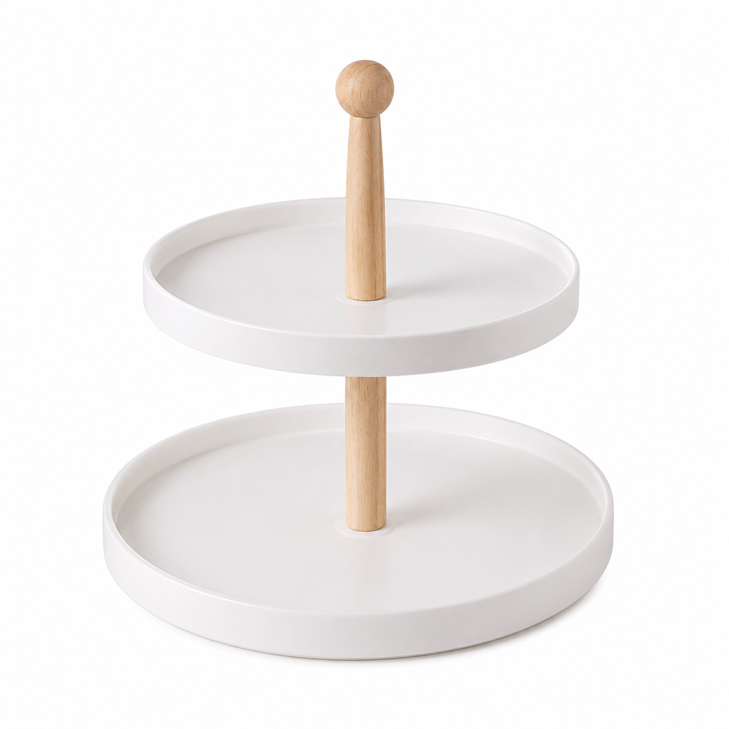 Two-Tier Serving Tray Stand (YM477)