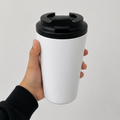 Premium White Travel Tumbler with Flip Lid (YM1512)