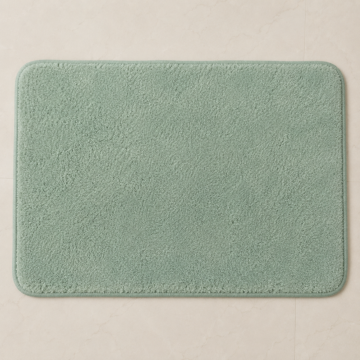 Green Faux Fur Floor Mat (YM2671)