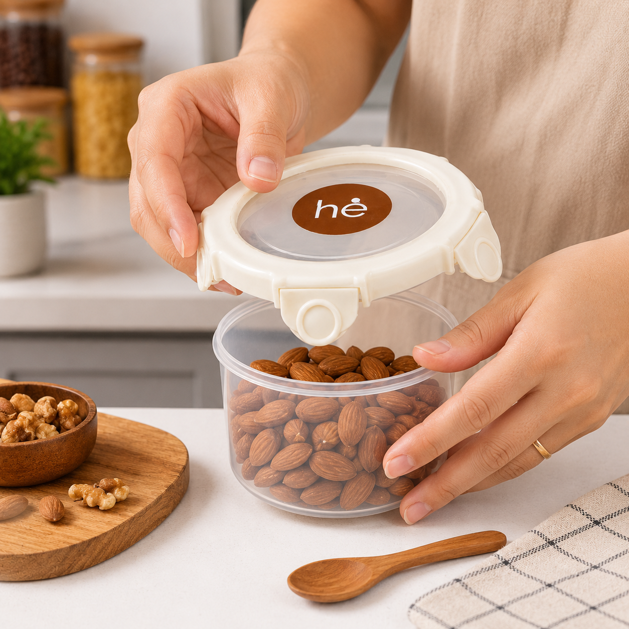 Round Snap Lock Food Storage Container(YM1829)