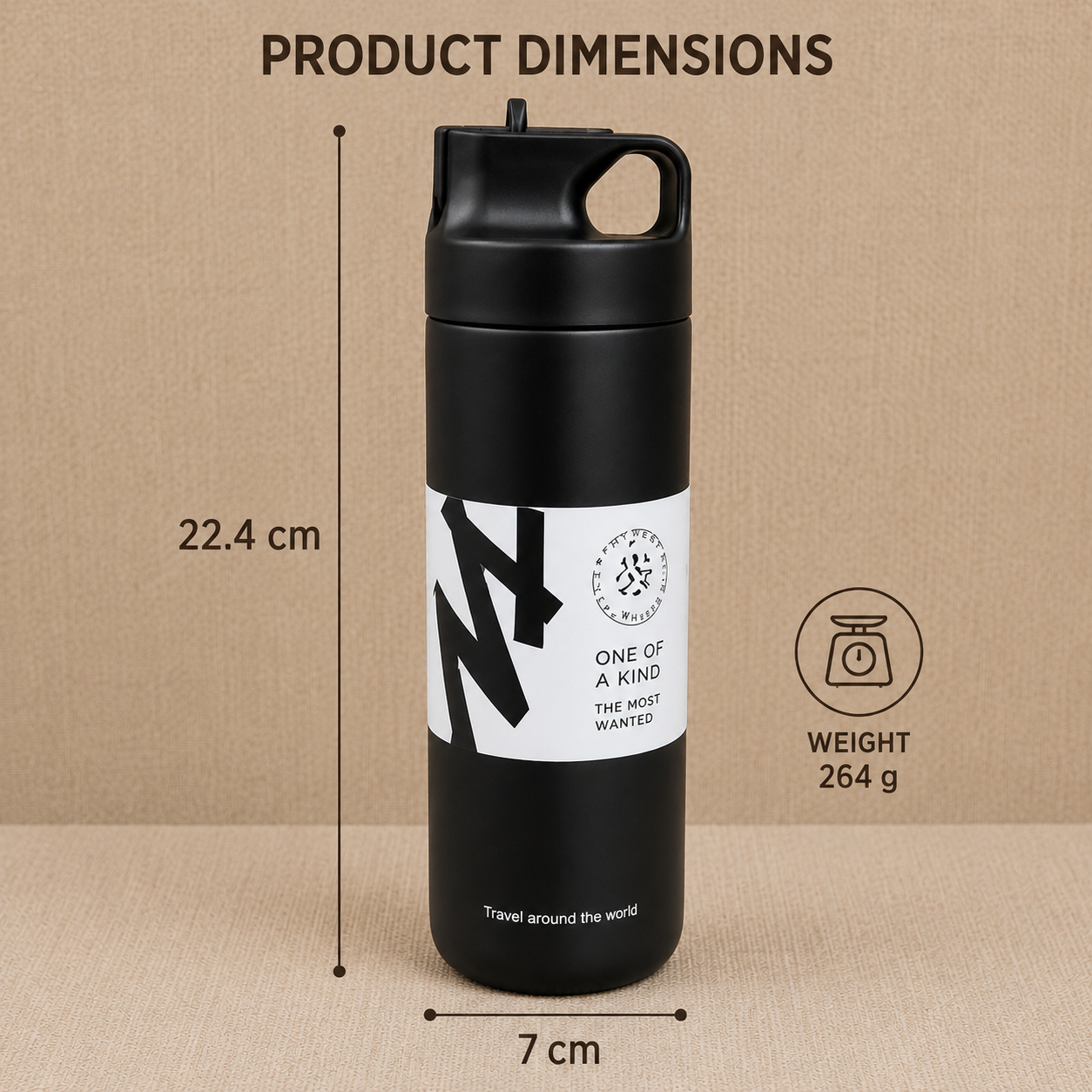 Stainless Steel Insulated Travel Water Bottle(YM2632)