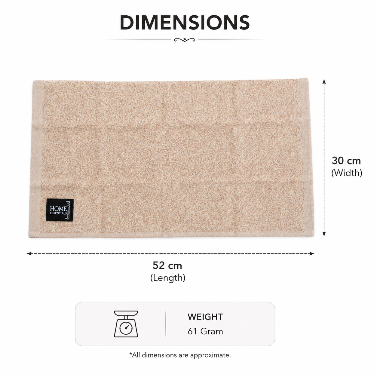 Premium Yellow Bath Towel (YM2627)
