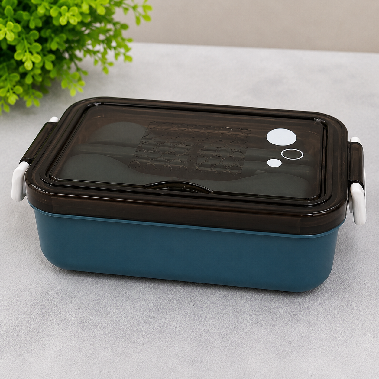 Blue Kids Lunch Box for School and Travel (YM691)