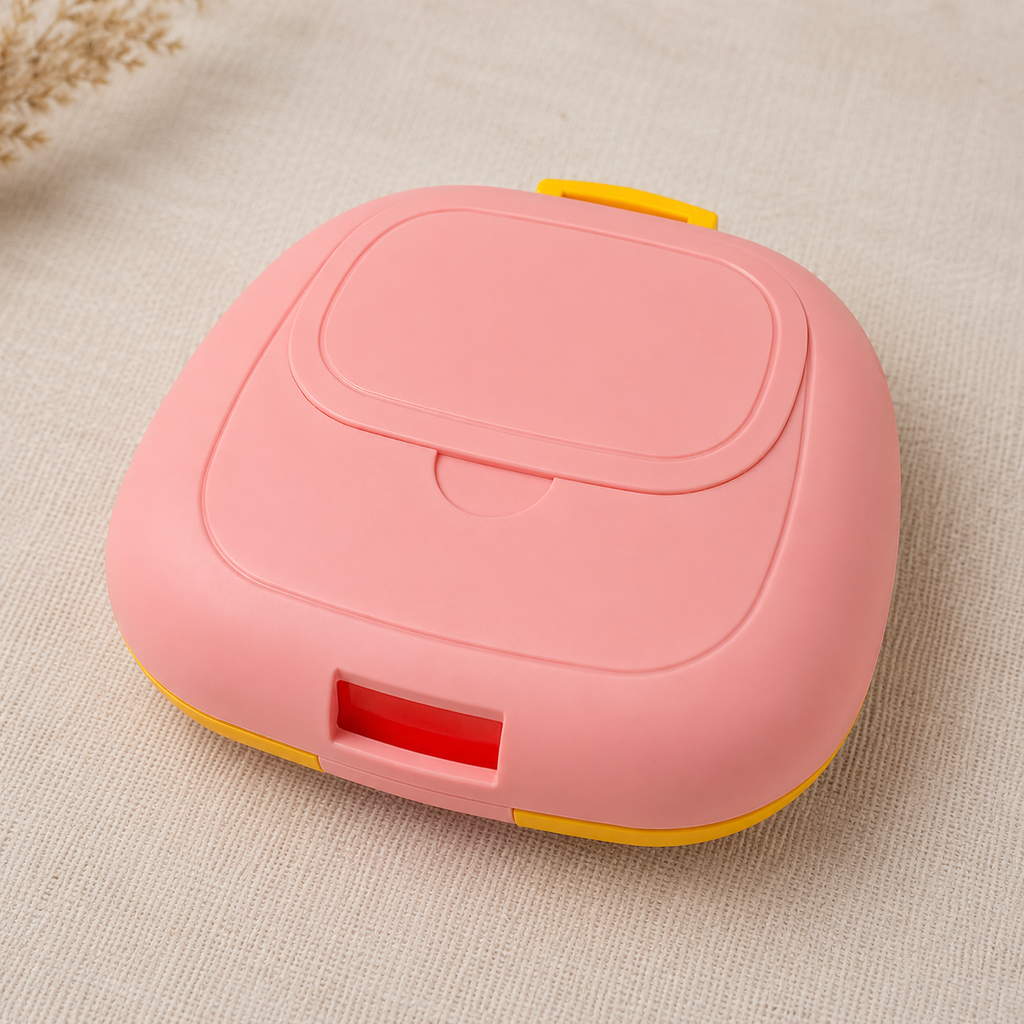 Portable Weekly Pill Organizer Box - Pink(YM2139)