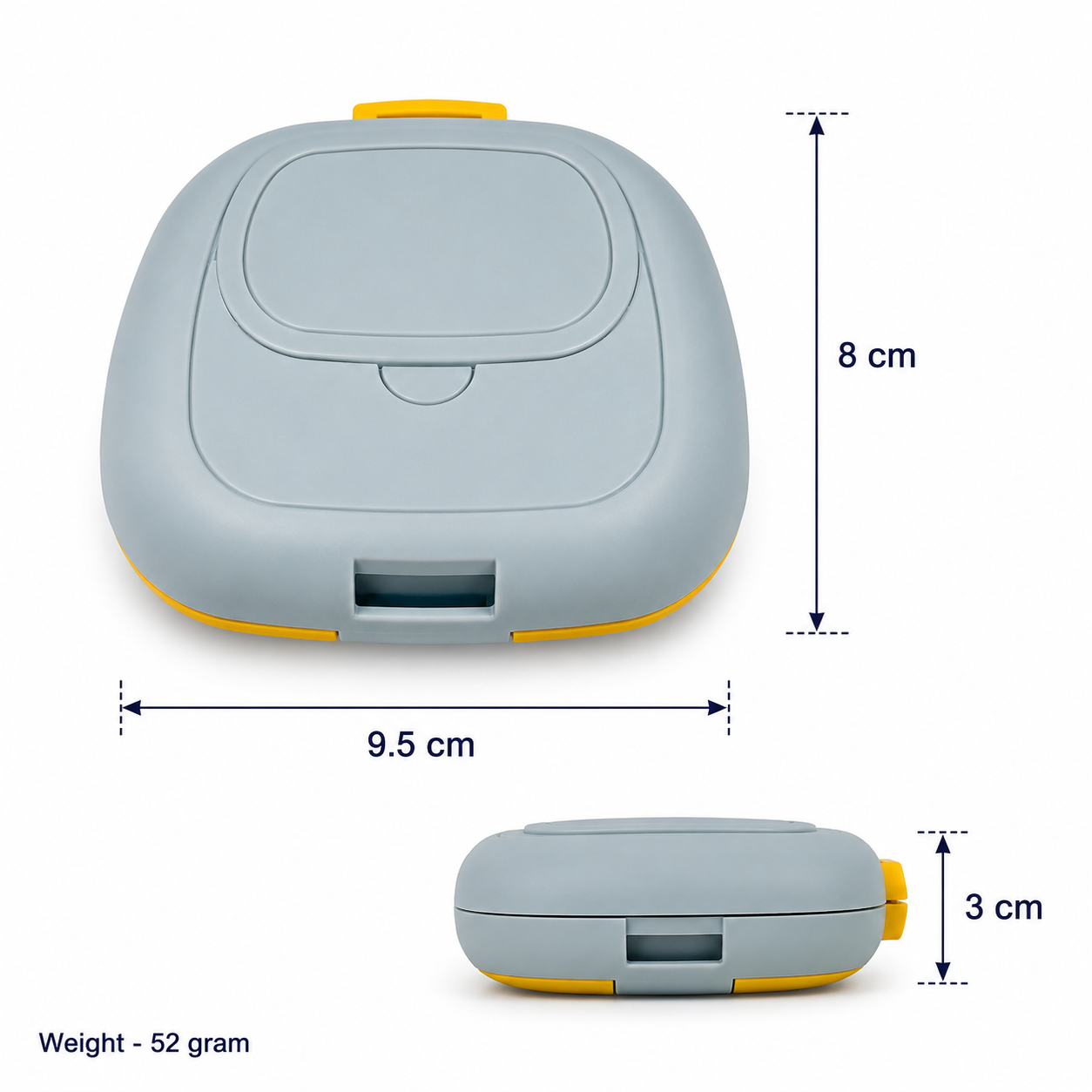 Portable Weekly Pill Organizer Box - Blue(YM2139)