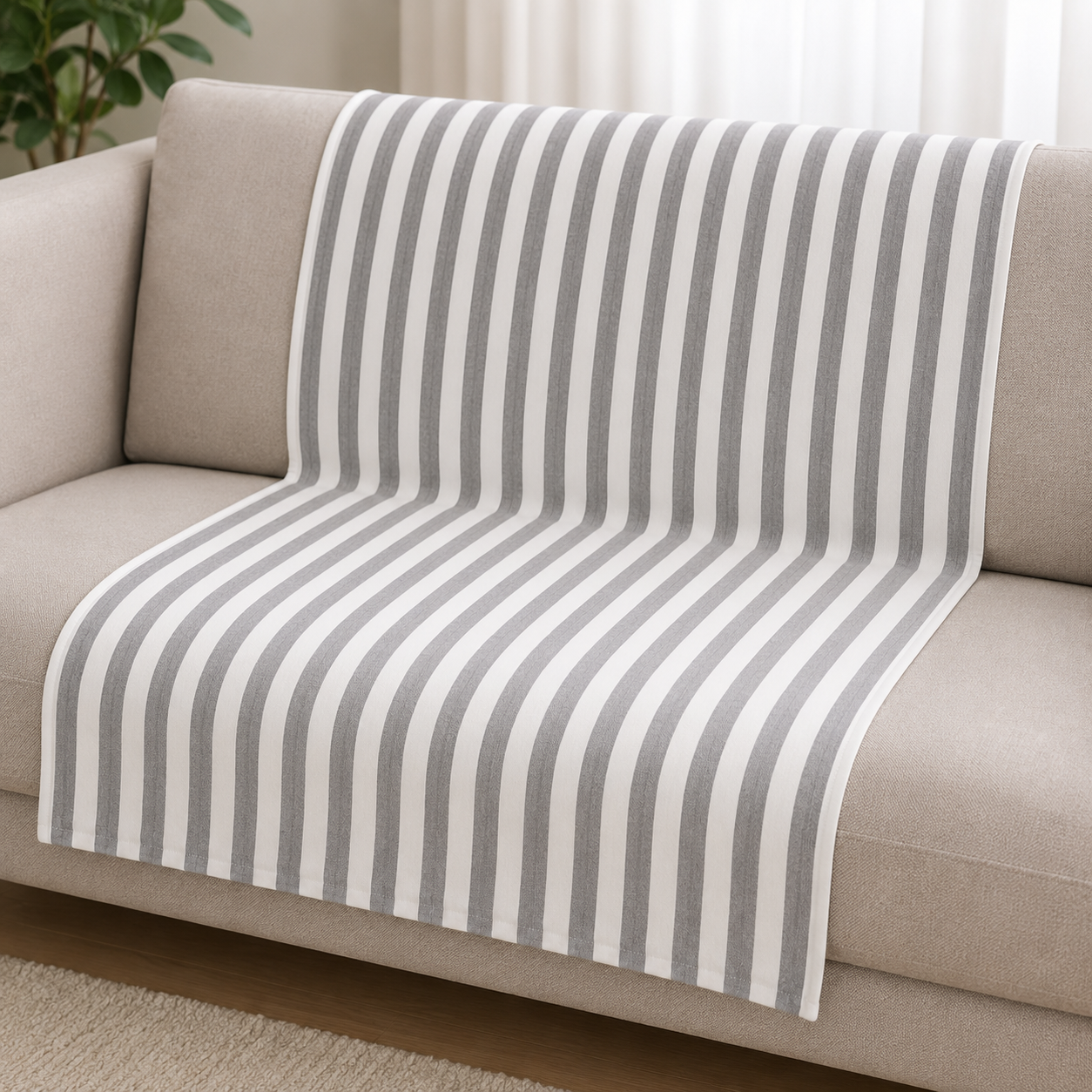 Soft Grey Hand Towel (YM358)