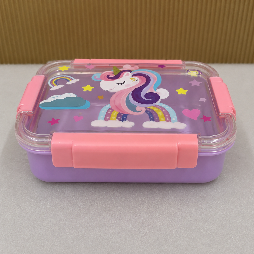 Kids Purple Stainless Steel Lunch Box 710ml (YM2493)