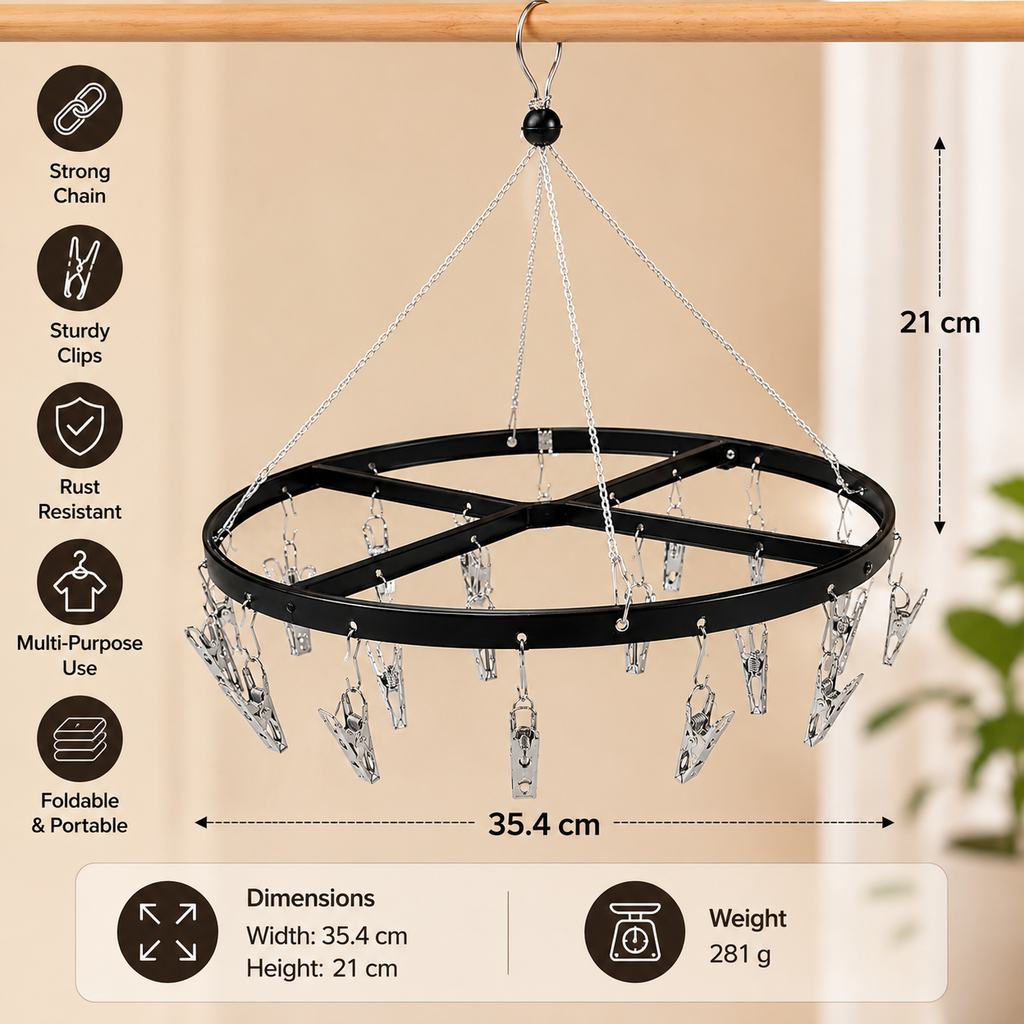Round Stainless Steel Hanging Bathroom Storage Organizer(YM407)