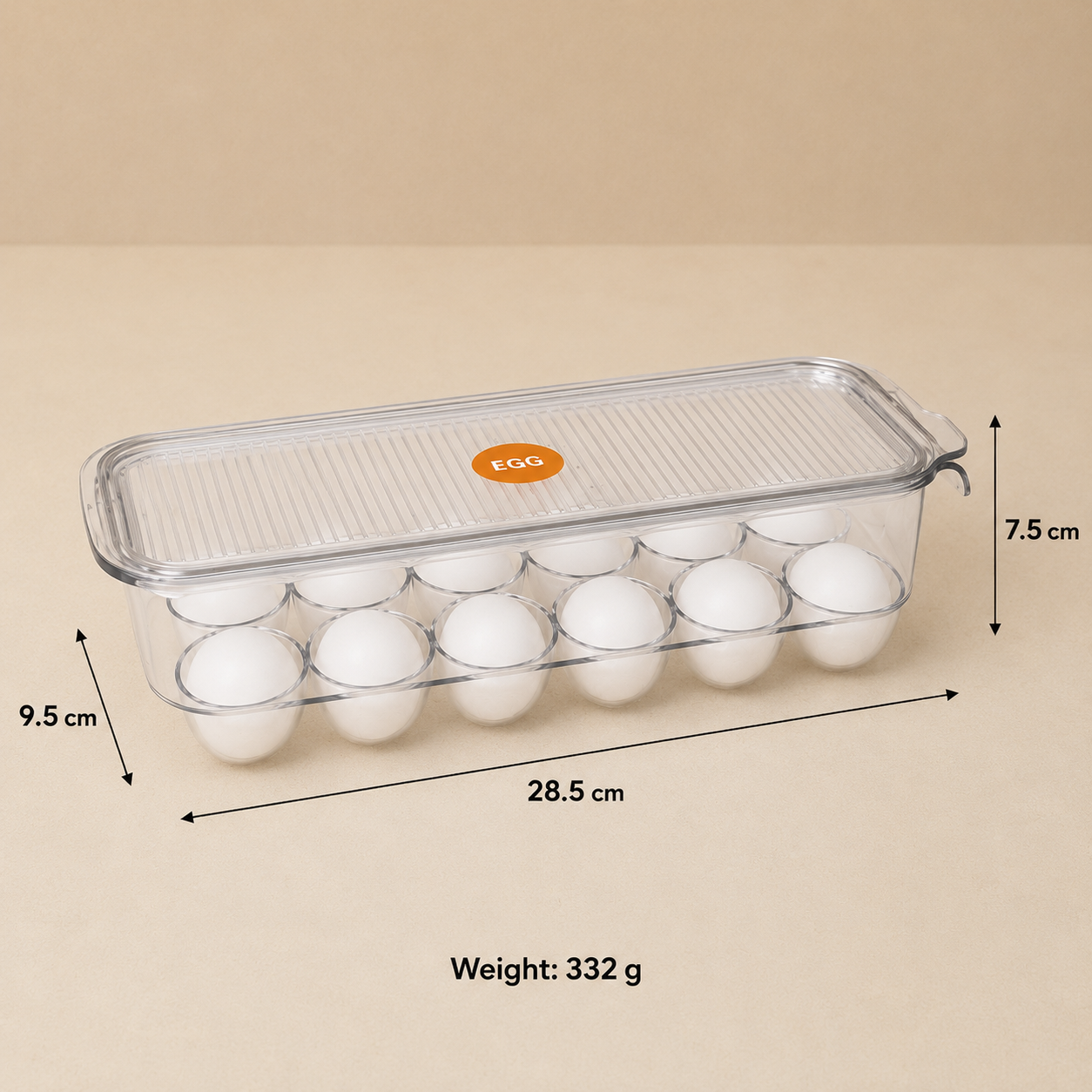 Transparent Refrigerator Egg Storage Container(YM2720)