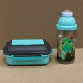 Kids 2-Piece Green Lunch Box & Water Bottle Set (YM704)