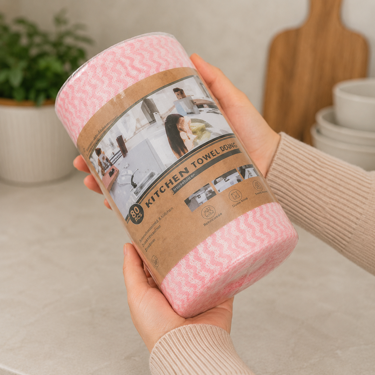 Premium Kitchen Cleaning Towel Roll (YM013)