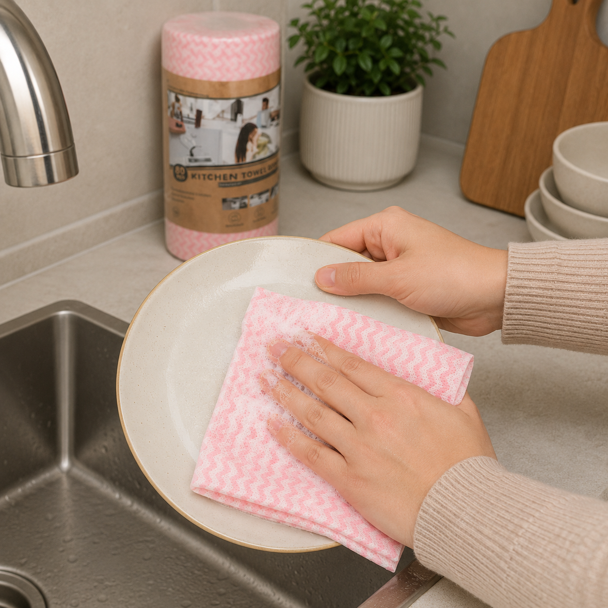 Premium Kitchen Cleaning Towel Roll (YM013)