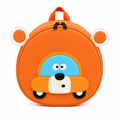 Cute Orange Cartoon Bear Car Kids Mini Backpack(YM1173)
