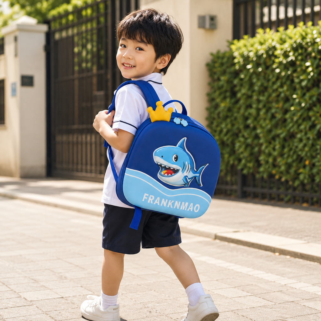 Shark Kids Backpack – Blue (YM1166)