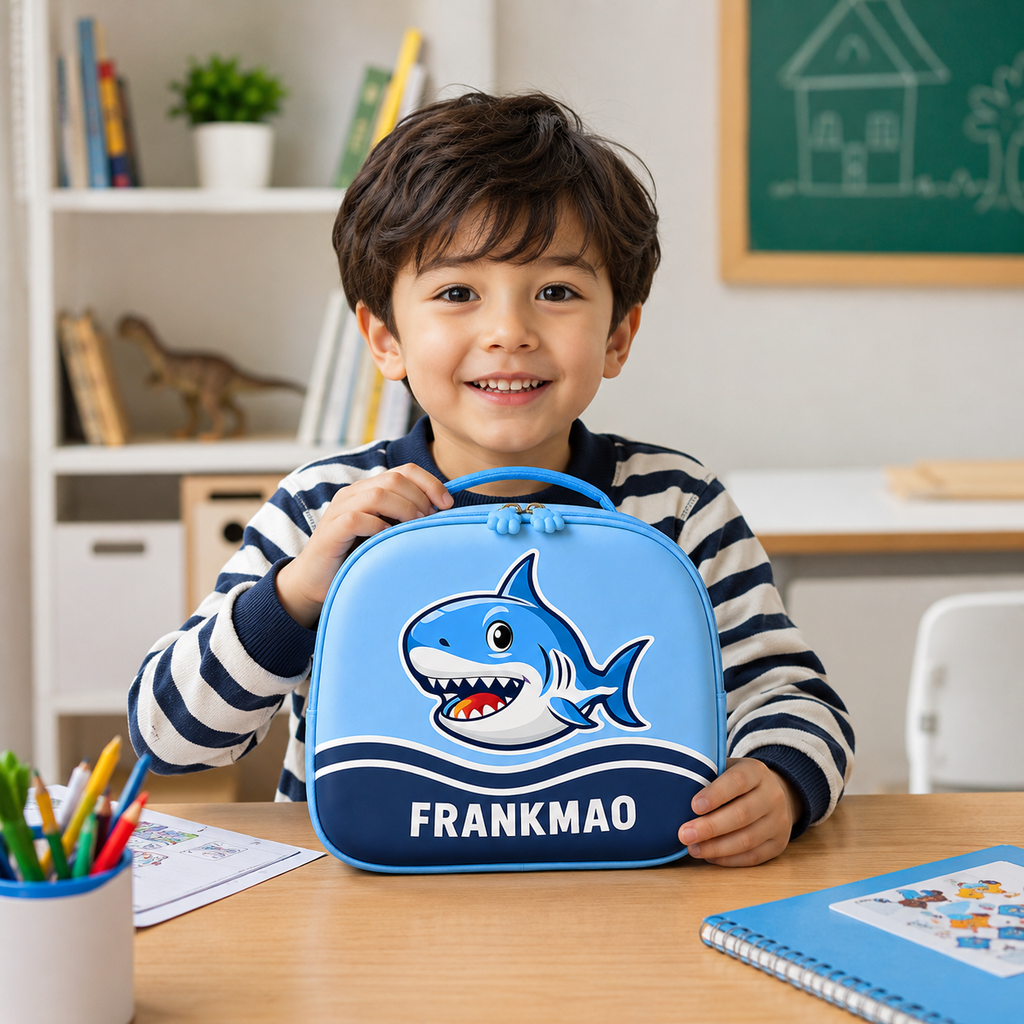 Shark Kids Backpack – Sky Blue (YM1166)