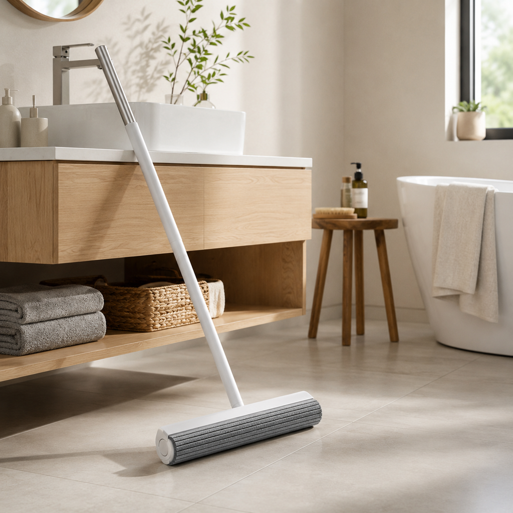 Floor Cleaning Sponge Squeegee – White & Grey (RB-E23144)