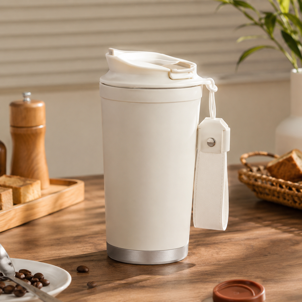 Premium Insulated Travel Tumbler –Off White (RB-E25057)