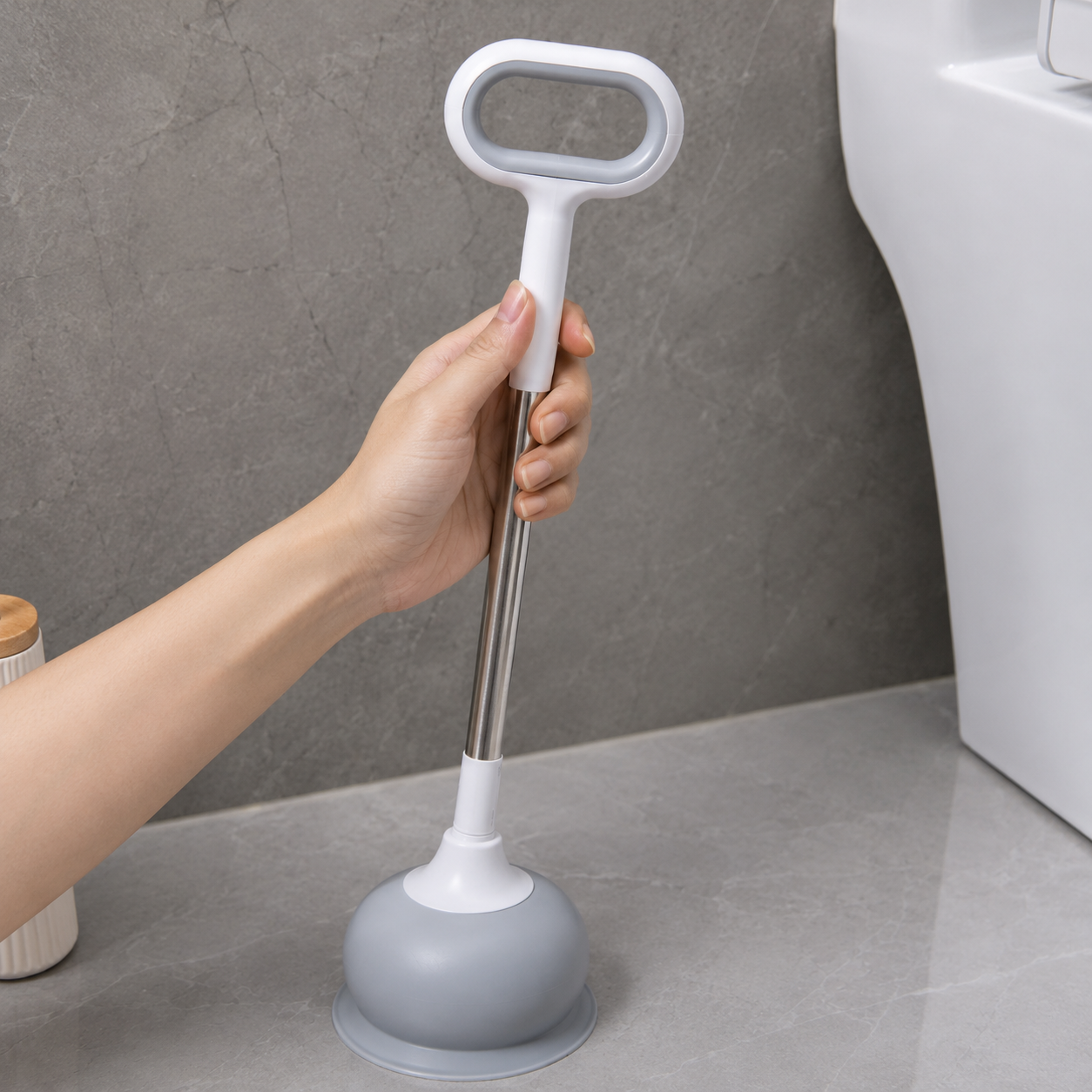 Premium Toilet Plunger with Ergonomic Handle (RB-E25109)