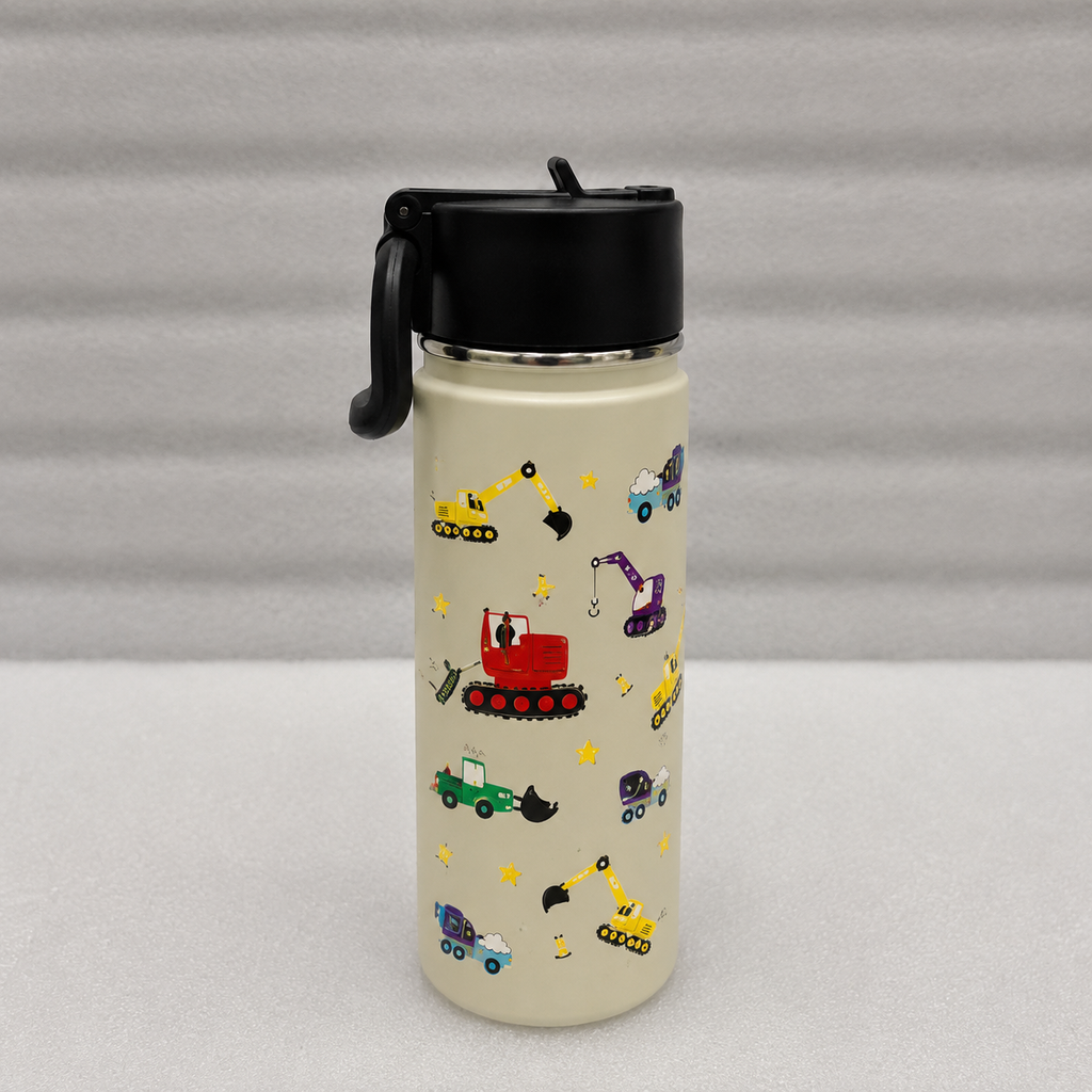 Kids Insulated Water Bottle - Beige (YM034)