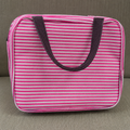 Pink Striped Insulated Tiffin Bag (TB09)