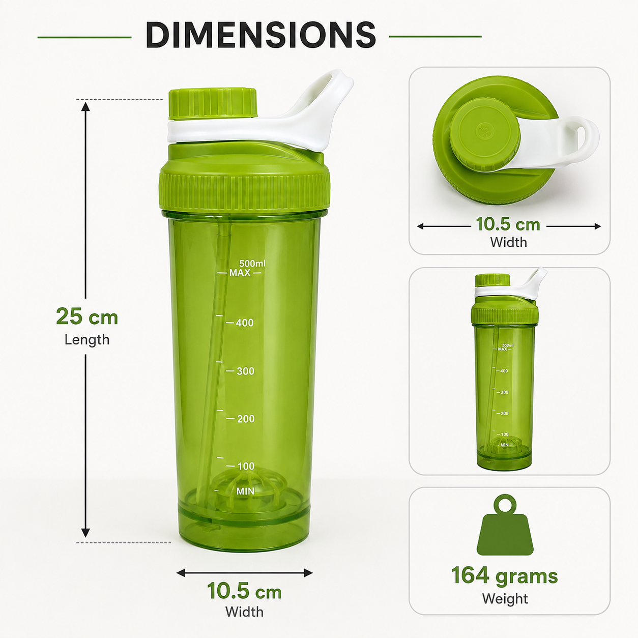 Premium Green Plastic Bottle (YM2149)