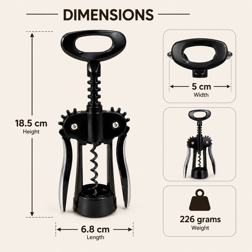 Premium Winged Bottle Opener (YM1081)
