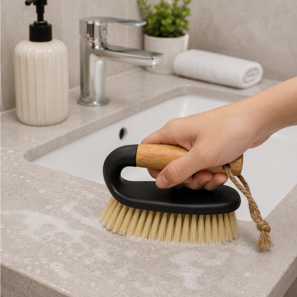 Premium Bathroom Cleaning Brush (YM249)