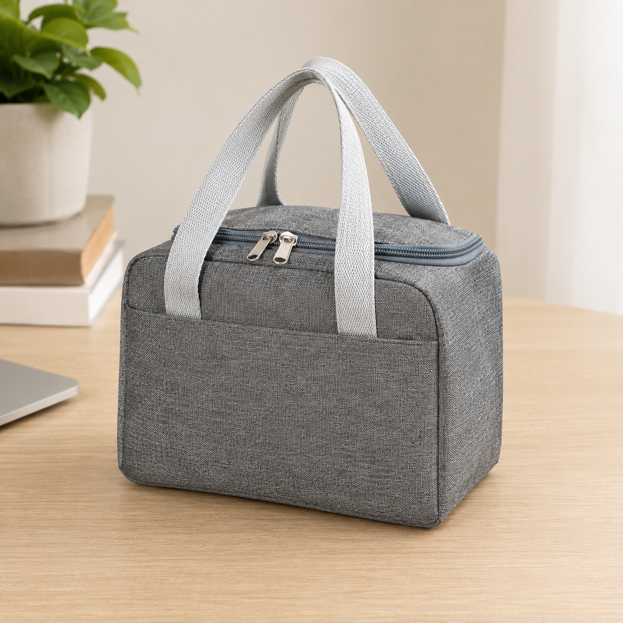 Grey Insulated Lunch Bag (TH19)