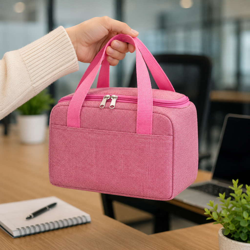 Pink Insulated Lunch Bag (TH19)