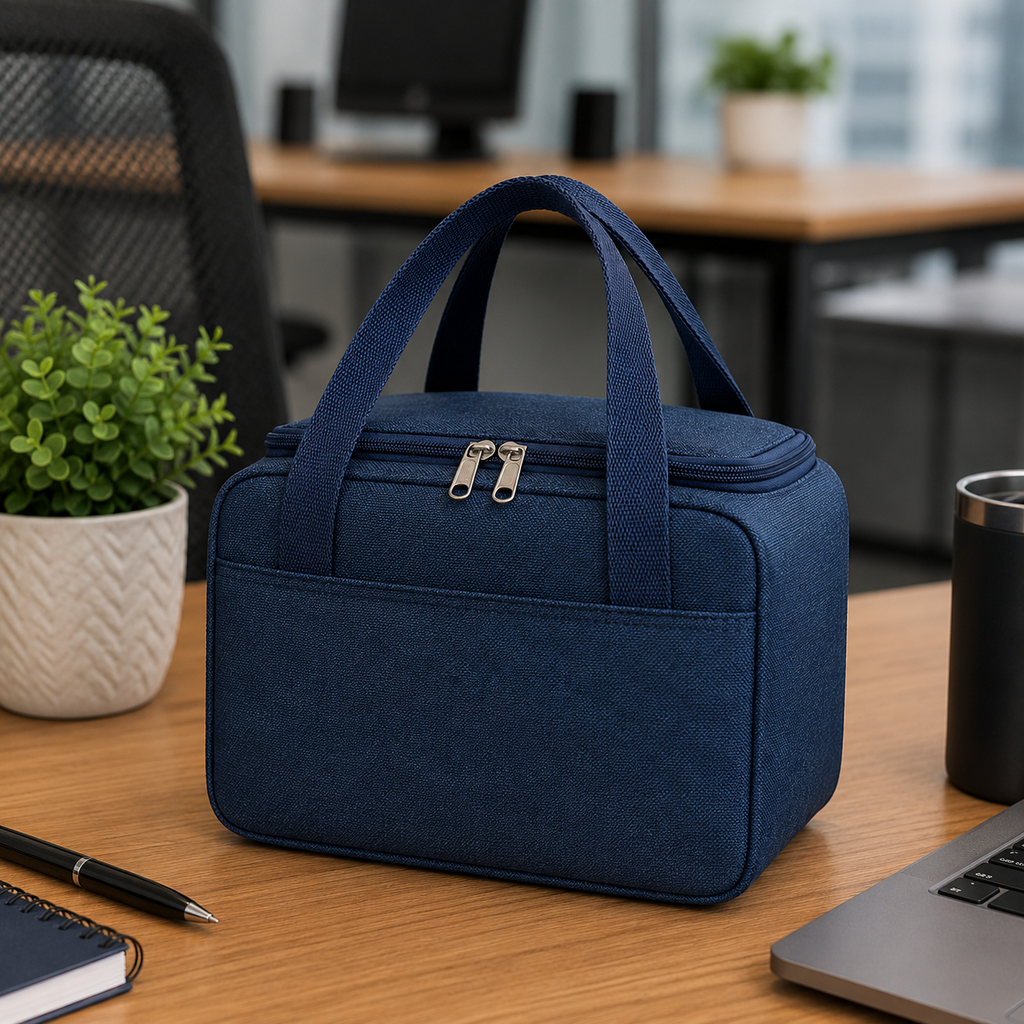 Blue Insulated Lunch Bag (TH19)
