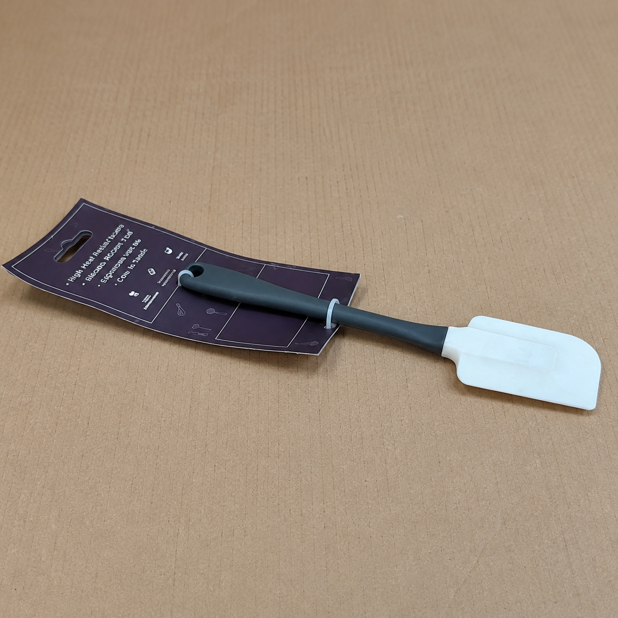 White Silicone Kitchen Spatula (YM190)