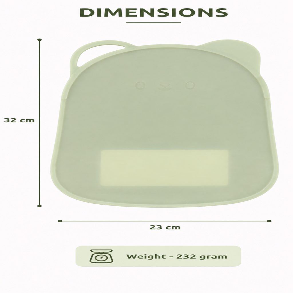 Silicone Suction Chopping Board - Sage Green (YM1371)
