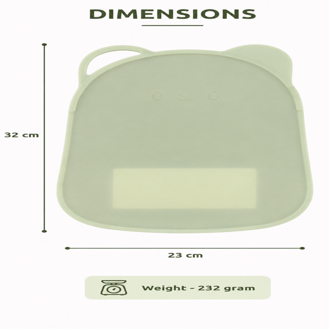 Silicone Suction Chopping Board - Sage Green (YM1371)
