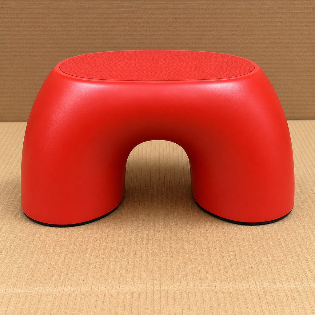 Red Plastic Stool for Home and Kitchen (YM1372)