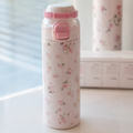 Pink Floral Insulated Water Bottle (YM1622)