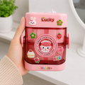 Pink Kids Drinking Cup with Dual Handles (YM506)