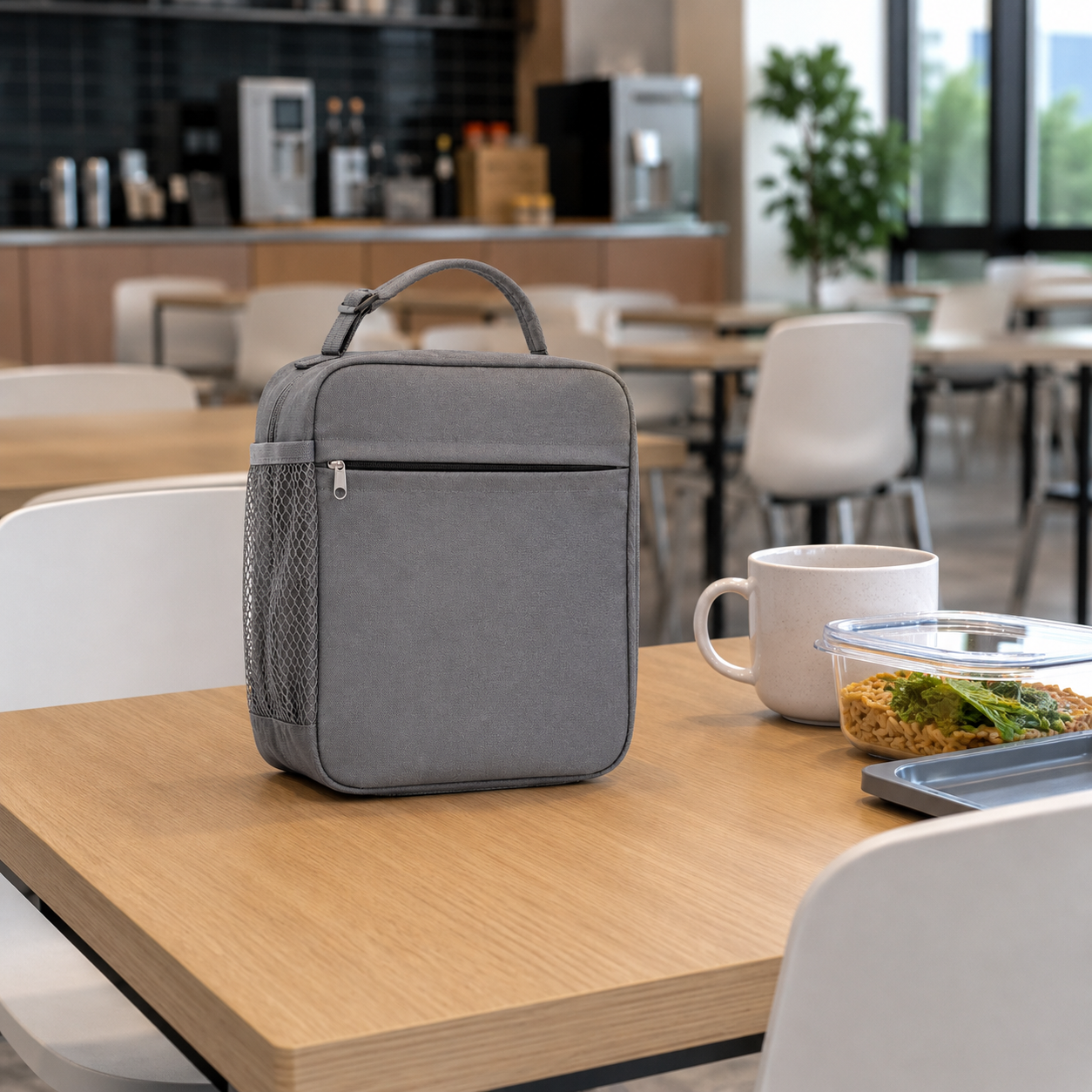 Insulated Grey Lunch Bag (TG12)