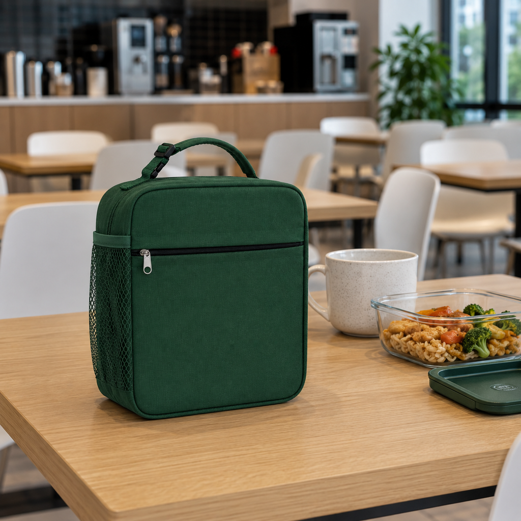 Insulated Green Lunch Bag (TG12)