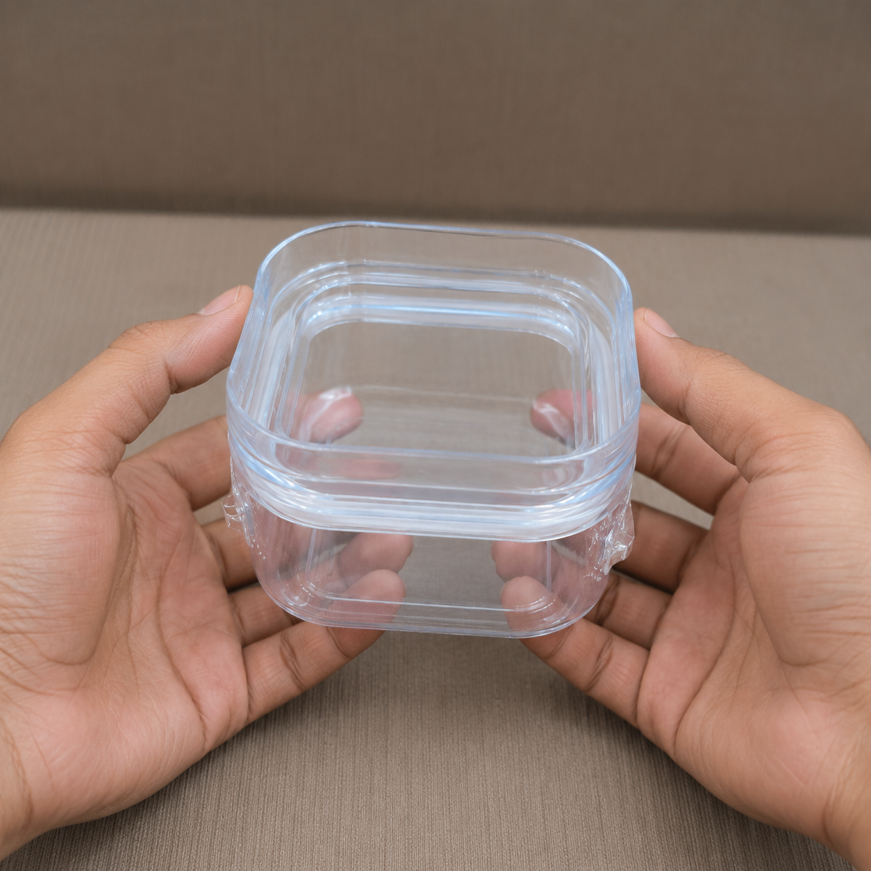 Clear Square Food Storage Container (YM2745)