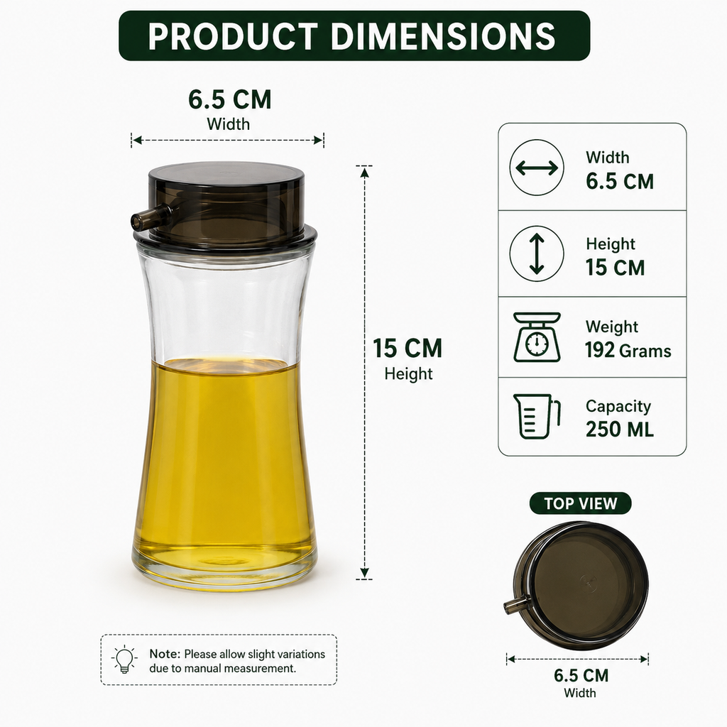 Premium Glass Oil Pourer Bottle (YM2752)