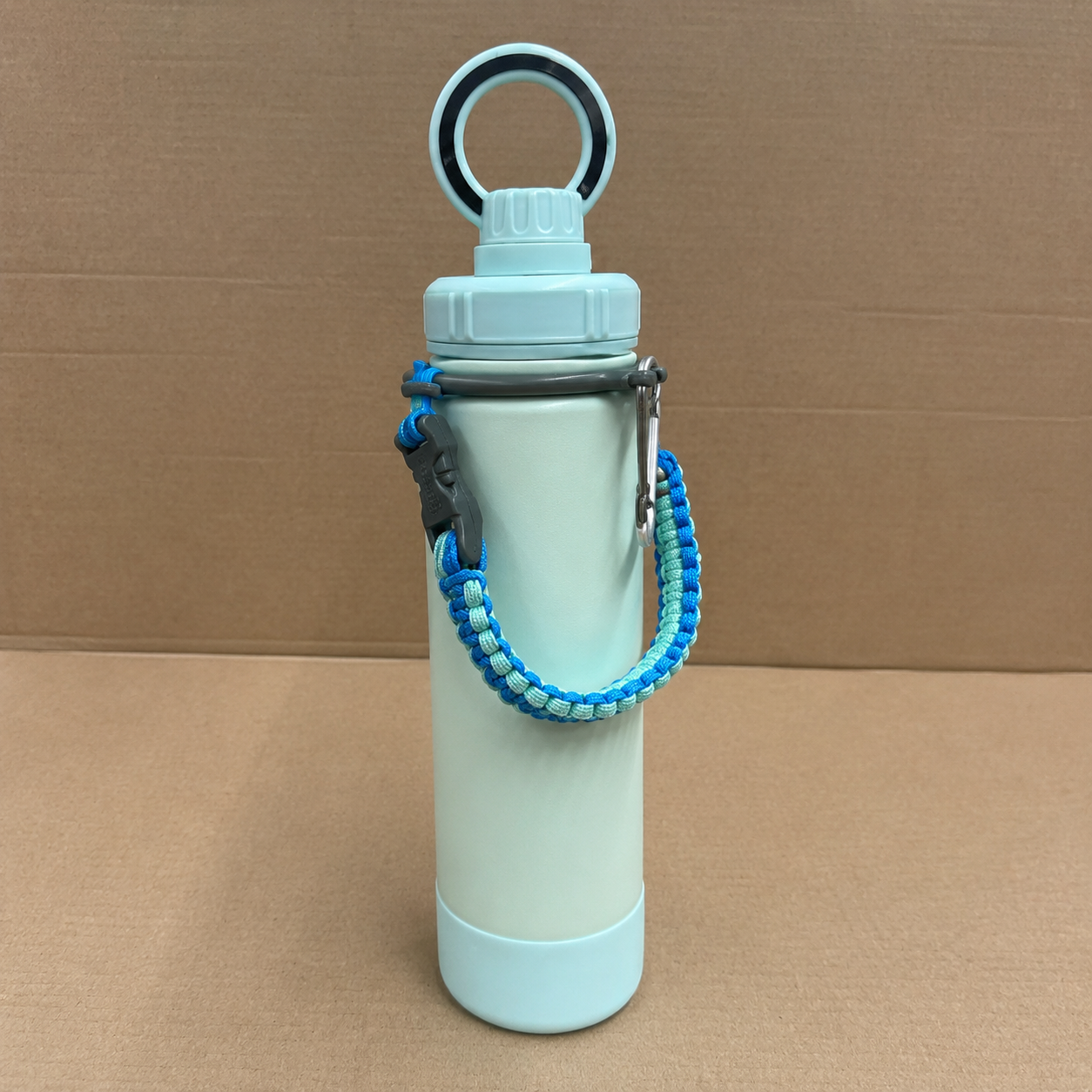 Light Green Water Bottle with Carry Strap (YM2200)
