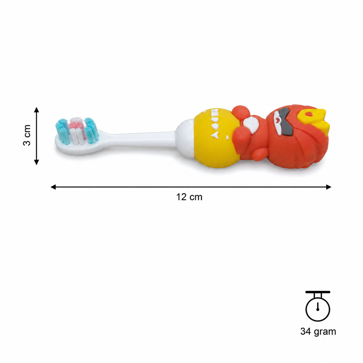 Angry Birds Kids Cartoon Toothbrush - Yellow (YM771)