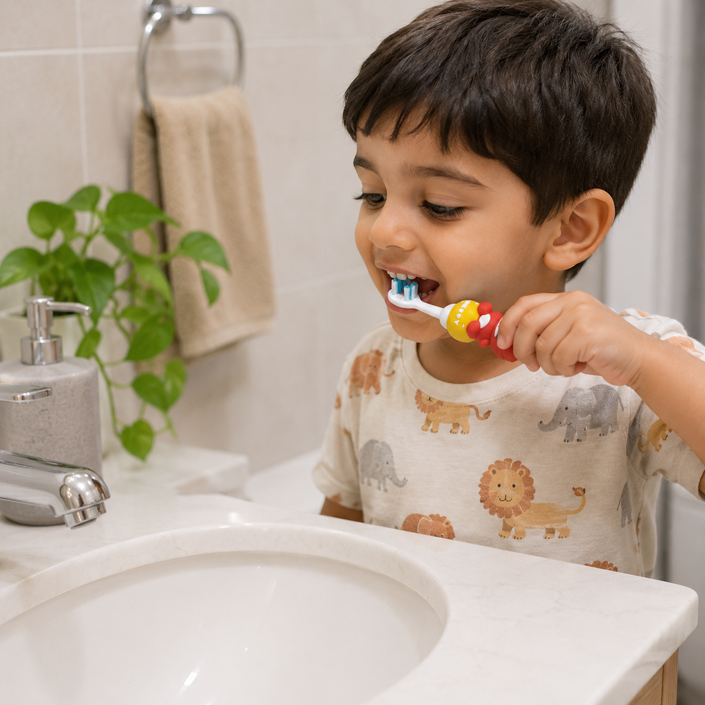 Angry Birds Kids Cartoon Toothbrush - Yellow (YM771)