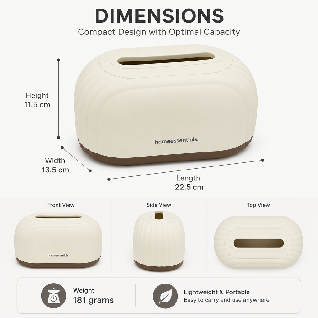 White Tissue Box (YM1328)