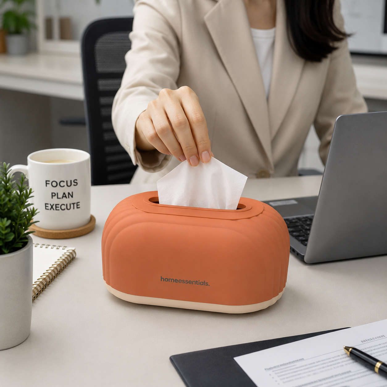 Pink Tissue Box (YM1328)