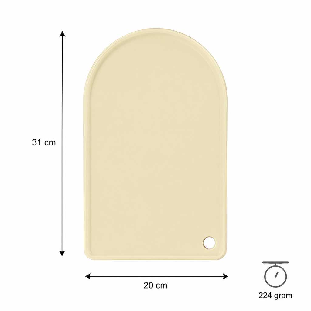 Plastic Chopping Board Yellow (YM1278)
