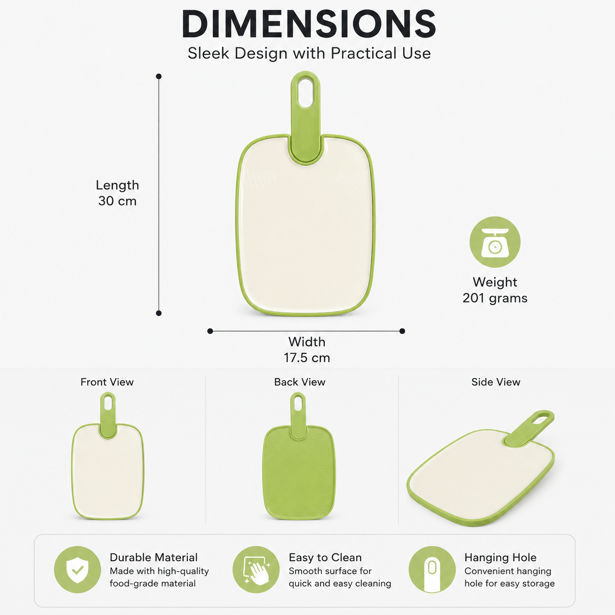 Green & Yellow Chopping Board (YM1374)