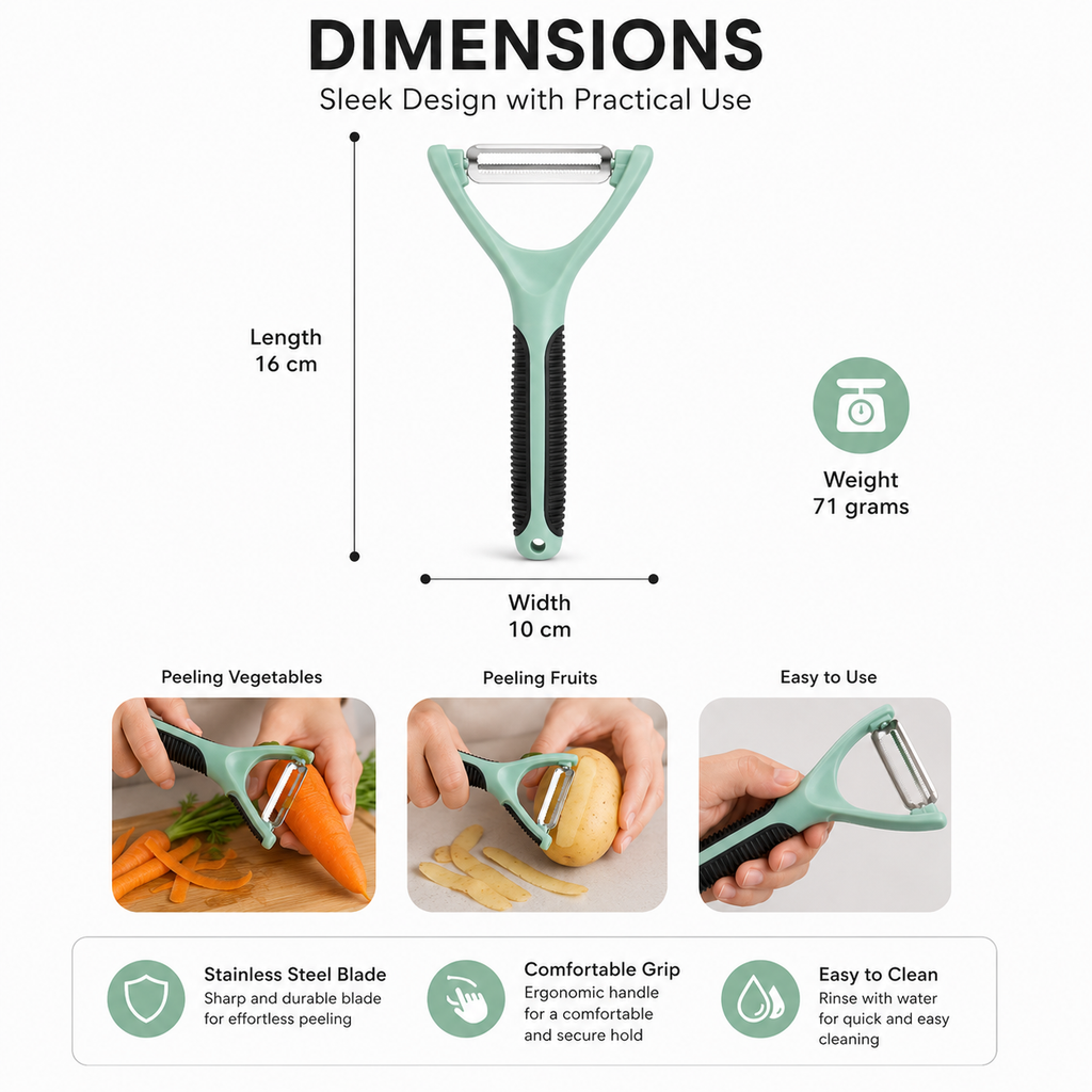 Premium Y-Shaped Vegetable Peeler (YM2046)