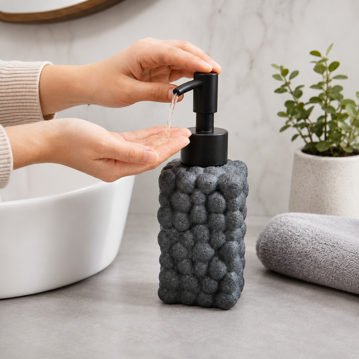 Textured Soap Dispenser(YM2545)