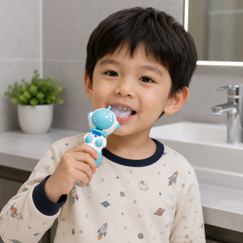 Aqua Astronaut Kids U-Shaped Toothbrush (YM764)